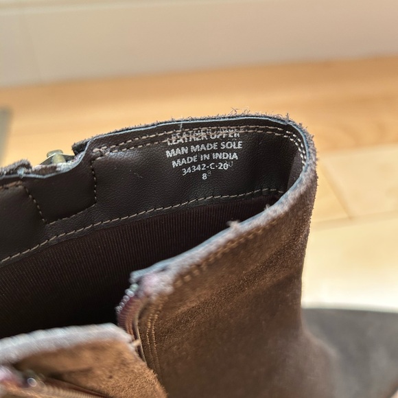 House of Harlow 1960 NWT Brown Suede Ankle Boots Sizes 6.5 - Picture 10 of 11